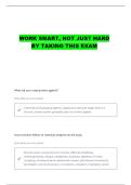 CBRN TEST REVIEW QUESTIONS AND CORRECT ANSWERS  