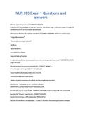 NUR 265 Exam 1 Questions and answers&period;