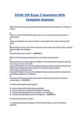 ECON 330 Exam 2 Questions With Complete Answers