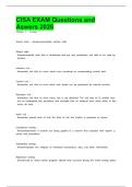 CISA EXAM Questions and Aswers 2026