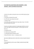 CPL PRACTICE QUESTIONS AND ANSWERS &vert; 2026 UPDATE &vert; WITH COMPLETE SOLUTION&period;