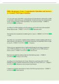 FHEA Respiratory Exam &vert; Comprehensive Questions and Answers &vert;  A&plus; Graded &vert; With Expert Solutions 