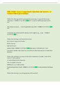 FHEA PEDS Exam &vert; Comprehensive Questions and Answers &vert; A&plus;  Graded &vert; With Expert Solutions 
