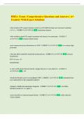 FHEA Exam &vert; Comprehensive Questions and Answers &vert; A&plus;  Graded &vert; With Expert Solutions
