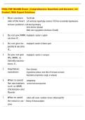 FHEA FNP BOARD Exam &vert; Comprehensive Questions and Answers &vert; A&plus;  Graded &vert; With Expert Solutions
