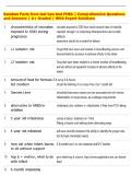 Random Facts from last two test FHEA &vert; Comprehensive Questions  and Answers &vert; A&plus; Graded &vert; With Expert Solutions