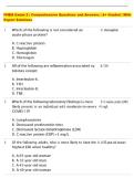 FHEA Exam 2 &vert; Comprehensive Questions and Answers &vert; A&plus; Graded &vert; With  Expert Solutions 