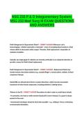 NSG 233 P & D Integumentary System-NSG 233 Med Surg III EXAM QUESTIONS AND ANSWERS&period;