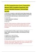 ATI PN Comprehensive Exam Preparation  Newest With Complete Questions And  Correct Detailed Answers&vert; Brand New  Version 