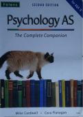 The Complete Companions AS Psychology for AQA A Full Student Book Notes&comma; Key Concepts & Exam Guide