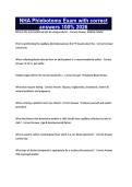 NHA Phlebotomy Exam with correct answers 100&percnt; 2026