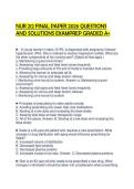 NUR 212 FINAL PAPER 2026 QUESTIONS AND SOLUTIONS EXAMPREP GRADED A&plus;