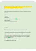 Florida Contractor's Manual Exam &vert; Comprehensive Questions and  Answers &vert; A&plus; Graded &vert; With Expert Solutions