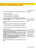 Florida Contractors Manual Exam Package &vert; Comprehensive Questions and Answers &vert; 2026&sol;2027