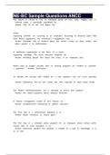 NE-BC Sample Questions ANCC