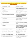 NUR 235 Exam &vert; Questions and Answers &vert; A&plus; Graded &vert; With  Expert Solutions