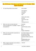 Nur 235 Exam &vert; Questions and Answers &vert; A&plus; Graded &vert; With  Expert Solutions
