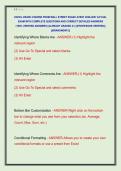 EXCEL CRASH COURSE FROM WALL STREET EXAM LATEST 2026-2027 ACTUAL  EXAM WITH COMPLETE QUESTIONS AND CORRECT DETAILED ANSWERS  &lpar;100&percnt; VERIFIED ANSWERS&rpar; &vert;ALREADY GRADED A&plus;&vert; &vert;&vert;PROFESSOR VERIFIED&vert;&vert;  &vert;&vert;BRANDNEW&excl;&excl;&excl;&vert;&vert; 