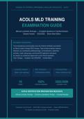 ACOLS MLD TRAINING EXAMINATION