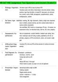 NR 667 VISE Assignment Test Questions and Answers Graded A&plus;