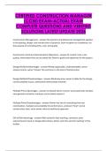 Certified Construction Manager &lpar;CCM&rpar; Exam &ndash; Complete Questions and Verified Solutions &lpar;Latest Update&rpar;