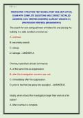 FIREFIGHTER 1 PRACTICE TEST EXAM LATEST 2026-2027 ACTUAL  EXAM WITH COMPLETE QUESTIONS AND CORRECT DETAILED  ANSWERS &lpar;100&percnt; VERIFIED ANSWERS&rpar; &vert;ALREADY GRADED A&plus;&vert;  &vert;&vert;PROFESSOR VERIFIED&vert;&vert; &vert;&vert;BRANDNEW&excl;&excl;&excl;&vert;&vert; 