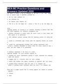 NEA-BC Practice Questions and Answers Updated 2026