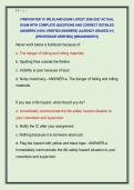 FIREFIGHTER 1C WILDLAND EXAM LATEST 2026-2027 ACTUAL  EXAM WITH COMPLETE QUESTIONS AND CORRECT DETAILED  ANSWERS &lpar;100&percnt; VERIFIED ANSWERS&rpar; &vert;ALREADY GRADED A&plus;&vert;  &vert;&vert;PROFESSOR VERIFIED&vert;&vert; &vert;&vert;BRANDNEW&excl;&excl;&excl;&vert;&vert; 
