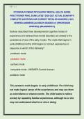 FITZGERALD PMHNP PSYCHIATRIC MENTAL HEALTH NURSE  PRACTITIONER FINAL EXAM LATEST 2026-2027 ACTUAL EXAM WITH  COMPLETE QUESTIONS AND CORRECT DETAILED ANSWERS &lpar;100&percnt;  VERIFIED ANSWERS&rpar; &vert;ALREADY GRADED A&plus;&vert; &vert;&vert;PROFESSOR  VERIFIED&vert;&vert; &vert;&vert;BRANDNEW&excl;&excl;&excl;&vert;&vert;