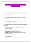 Obstetrics & Gynecology Medical Coding Guide EXAM WITH CORRECT ACTUAL QUESTIONS AND CORRECTLY WELL DEFINED ANSWERS LATEST ALREADY GRADED A&plus; 