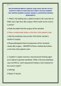 HESI RN ADVANCED MEDICAL SURGICAL EXAM LATEST 2026-2027 ACTUAL  EXAM WITH COMPLETE QUESTIONS AND CORRECT DETAILED ANSWERS  &lpar;100&percnt; VERIFIED ANSWERS&rpar; &vert;ALREADY GRADED A&plus;&vert; &vert;&vert;PROFESSOR VERIFIED&vert;&vert;  &vert;&vert;BRANDNEW&excl;&excl;&excl;&vert;&vert; 