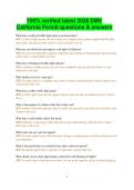 100&percnt; verified latest 2026 DMV California Permit questions & answers