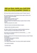 SERE 100 FINAL PAPER 2026 QUESTIONS AND SOLUTIONS EXAMPREP GRADED A&plus;