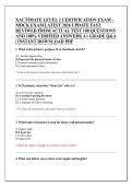 XACTIMATE LEVEL 2 CERTIFICATION EXAM &ndash; MOCK EXAMLATEST 2026 UPDATE FAST  REVIWED FROM ACTUAL TEST 100 QUESTIONS  AND 100&percnt; VERIFIED ANSWERS&vert; A&plus; GRADE Q&A  &vert; INSTANT DOWNLOAD PDF 