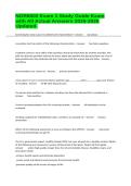 NGR6002 Exam 1 Study Guide Exam with All Actual Answers 2025-2026 Updated&period;