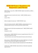 NURS 629 Exam 2 Questions and Responses Latest Review&period;