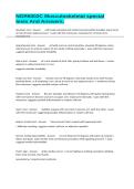 NGR6002C Musculoskeletal special tests And Answers&period;