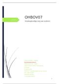 Essay OHBOV07 Verpleegkundige zorg aan ouderen  Klinisch redeneren bij ouderen