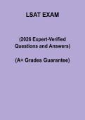 LSAT Study Guide 2026 &vert; Practice Questions & Answers PDF