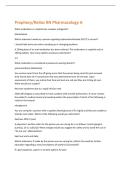 Prophecy&sol;Relias RN Pharmacology A  2026 update 