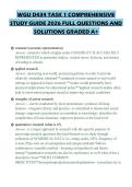 WGU D434 TASK 1 COMPREHENSIVE STUDY GUIDE 2026 FULL QUESTIONS AND SOLUTIONS GRADED A&plus;