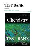 Test Bank for Chemistry&comma; 9th Edition by Zumdahl &ndash; Complete Guide &lpar;All Chapters&comma; General Chemistry Exam Prep&rpar;