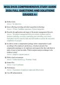 WGU D435 COMPREHENSIVE STUDY GUIDE 2026 FULL QUESTIONS AND SOLUTIONS GRADED A&plus;