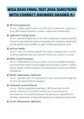 WGU D435 FINAL TEST 2026 QUESTIONS WITH CORRECT ANSWERS GRADED A&plus;