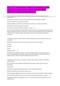 Ch 73 - Terrorism&comma; Mass Casualty&comma; and Disaster Nursing Latest Exam With Already Solved Solutions&period;
