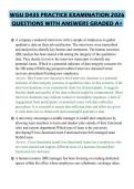 WGU D435 PRACTICE EXAMINATION 2026 QUESTIONS WITH ANSWERS GRADED A&plus;