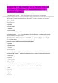 DISASTER NURSING ALL FINAL EXAM AND ALL CORRECT ANSWERS 2025-2026 UPDATED&period;