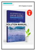 solution manual for Introduction to Linear Algebra for Science and Engineering 3rd Edition by Norman &period;