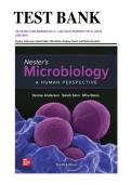 Test Bank for Nester&rsquo;s Microbiology&colon; A Human Perspective&comma; 10th Edition by Anderson &ndash; Complete Guide &lpar;All Chapters&comma; Human Microbiology Exam Prep&rpar;