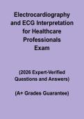 Electrocardiography & ECG Interpretation Study Guide 2026 &vert; Questions & Answers PDF
